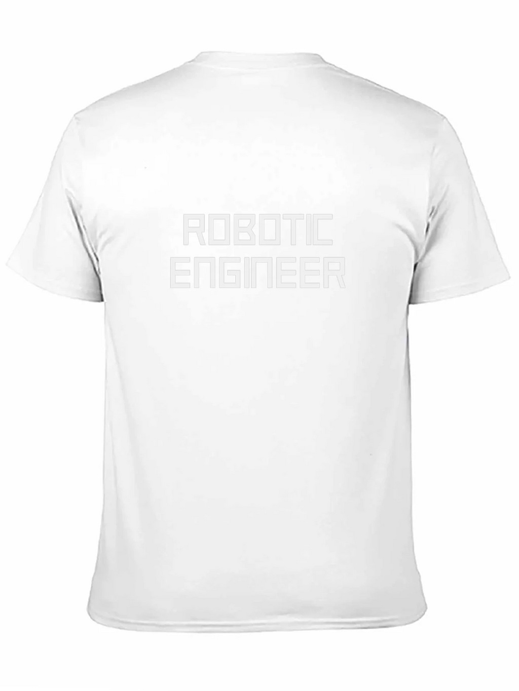 Robotic Engineer T-Shirt - Black Cotton Blend Tee product image 2