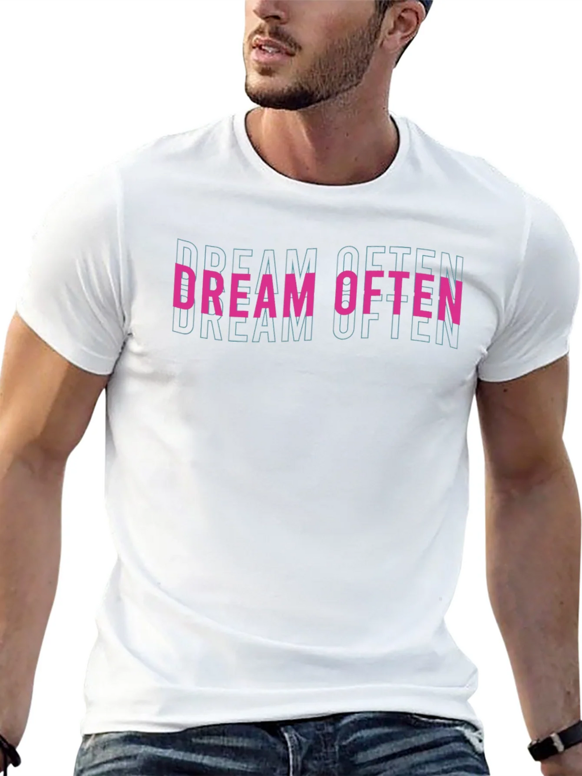 Dream Often Graphic Tee - Black product image 4
