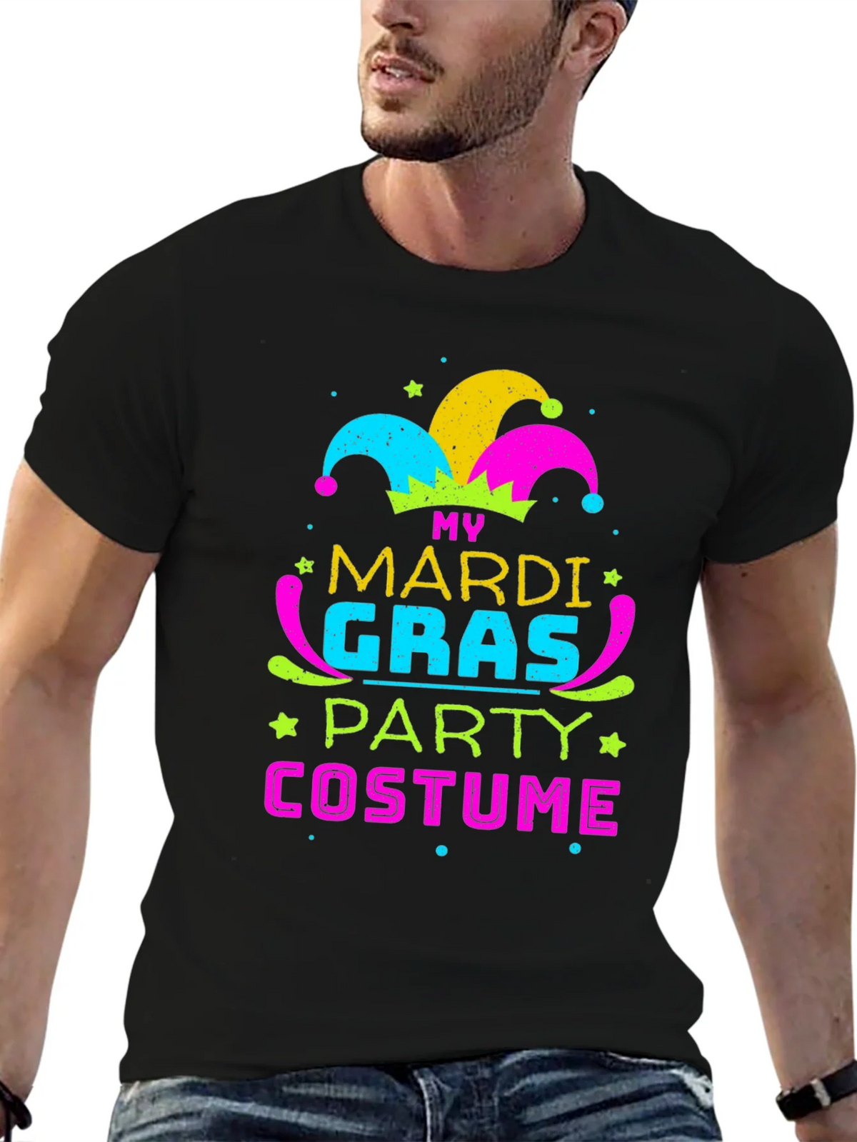 Mardi Gras Party Costume T-Shirt