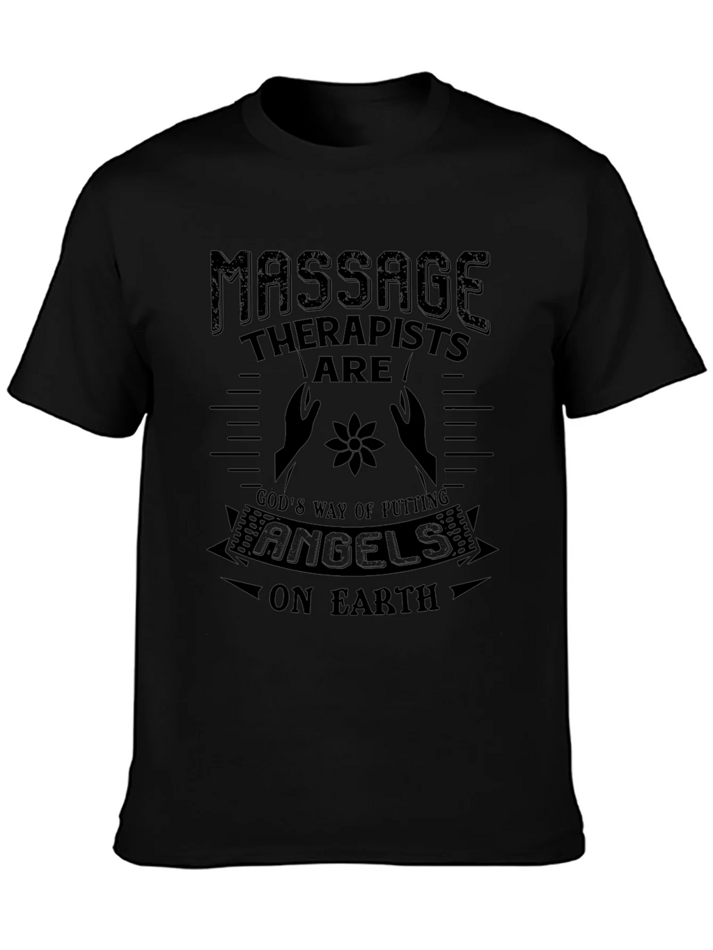 Massage Therapists Are Angels Graphic T-Shirt product image 6