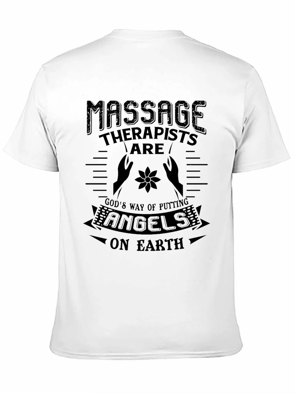 Massage Therapists Are Angels Graphic T-Shirt product image 2