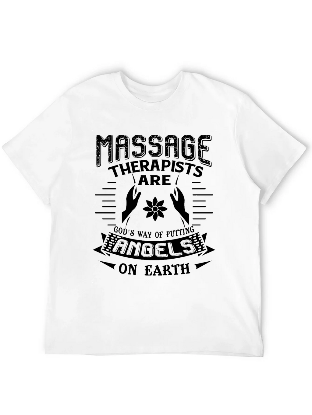 Massage Therapists Are Angels Graphic T-Shirt product image 3