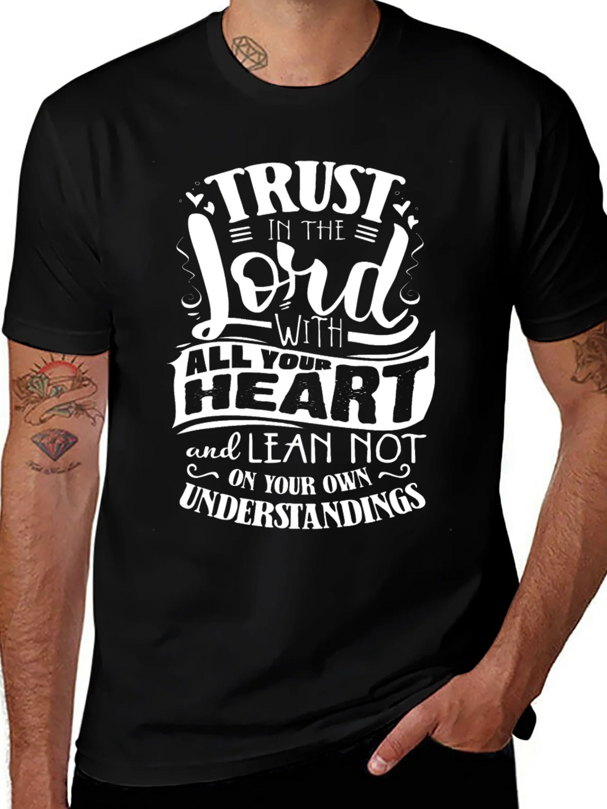 Trust in the Lord Graphic Tee - Christian Apparel product image 1