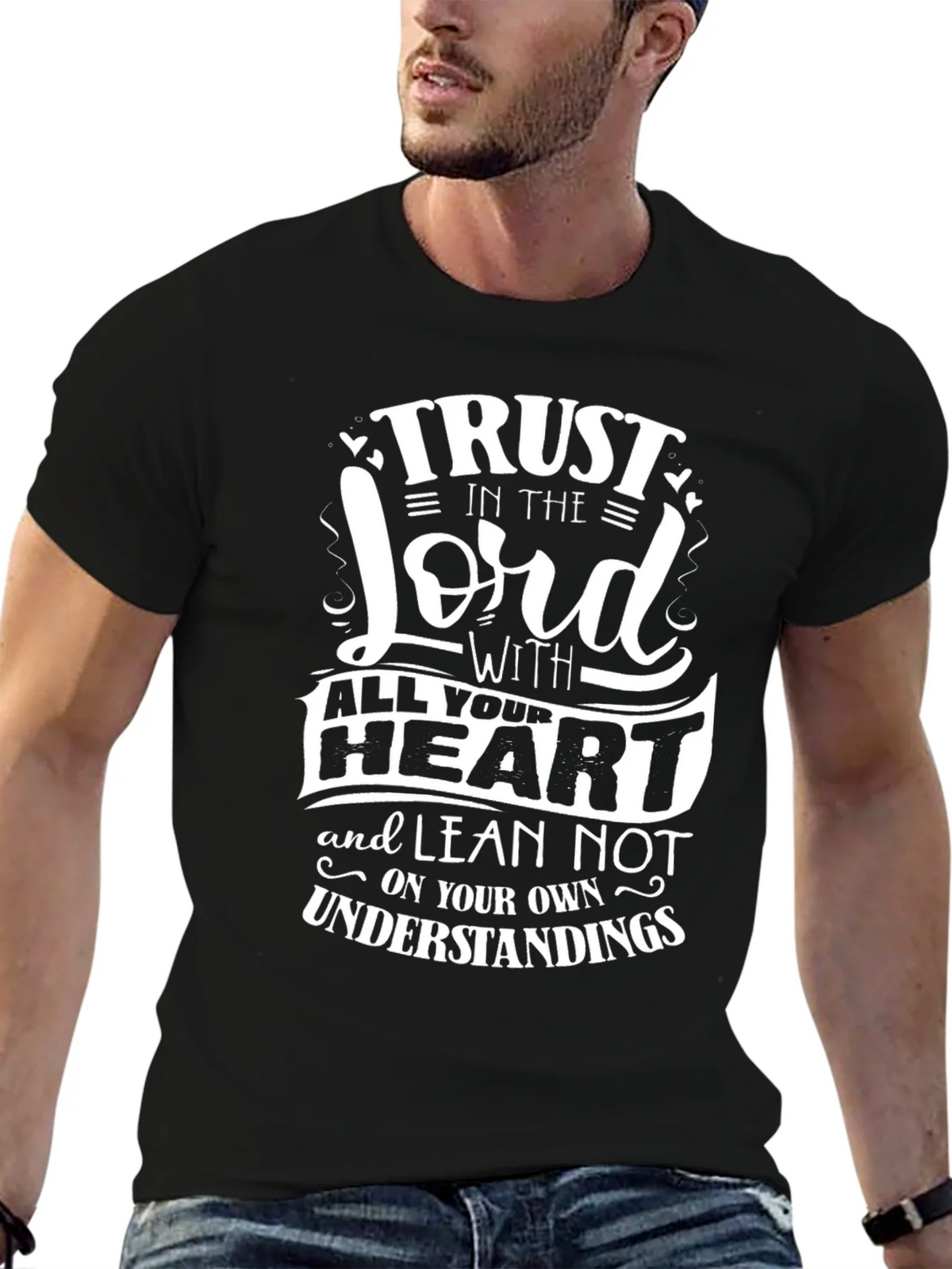 Trust in the Lord Graphic Tee - Christian Apparel product image 9