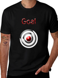 Goal T-shirt Target Graphic Tee Mens Casual product image 1