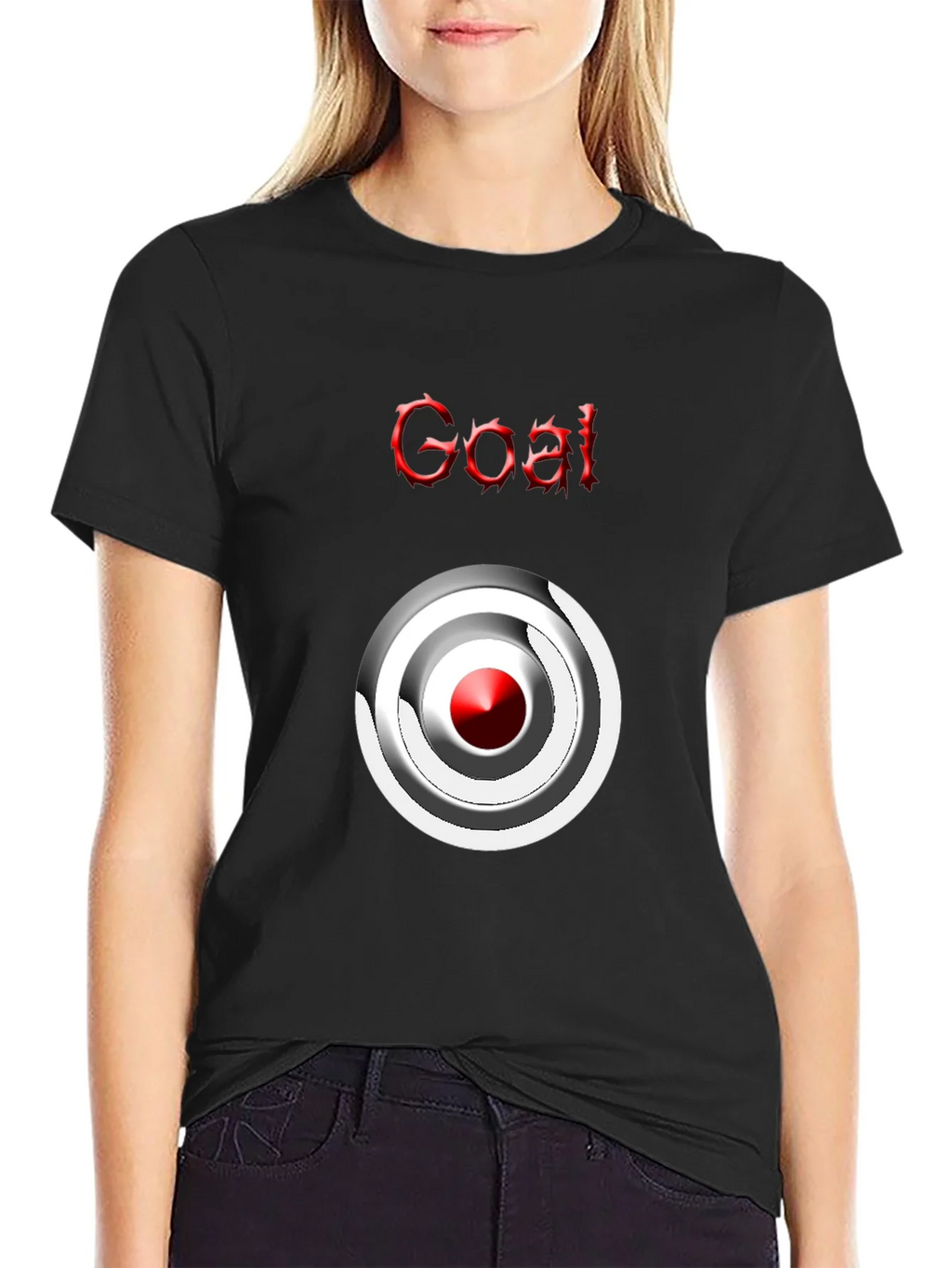 Goal T-shirt Target Graphic Tee Mens Casual product image 5