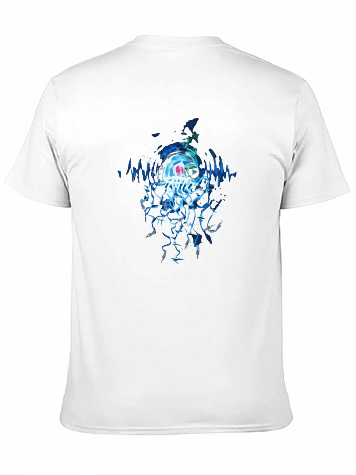 Jellyfish DJ Graphic Tee - Cool Black T-Shirt product image 2