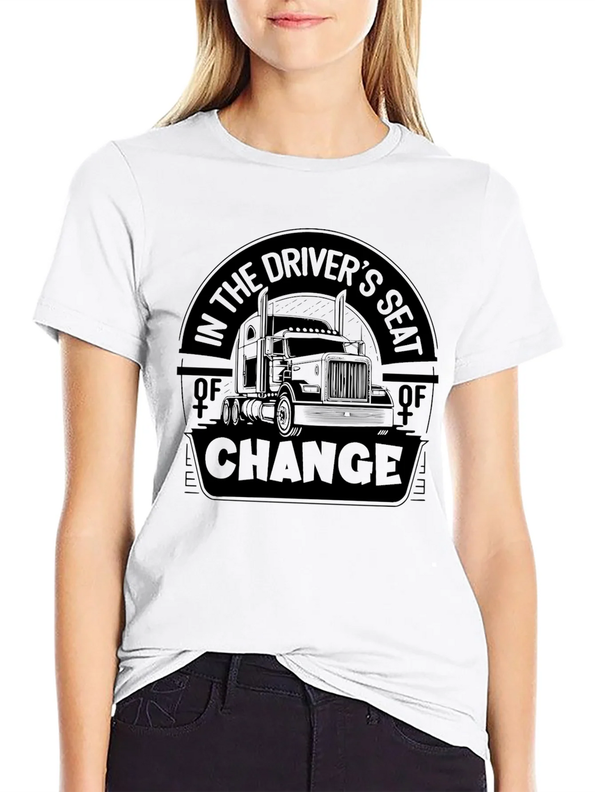 Drivers Seat of Change Black T-Shirt product image 11