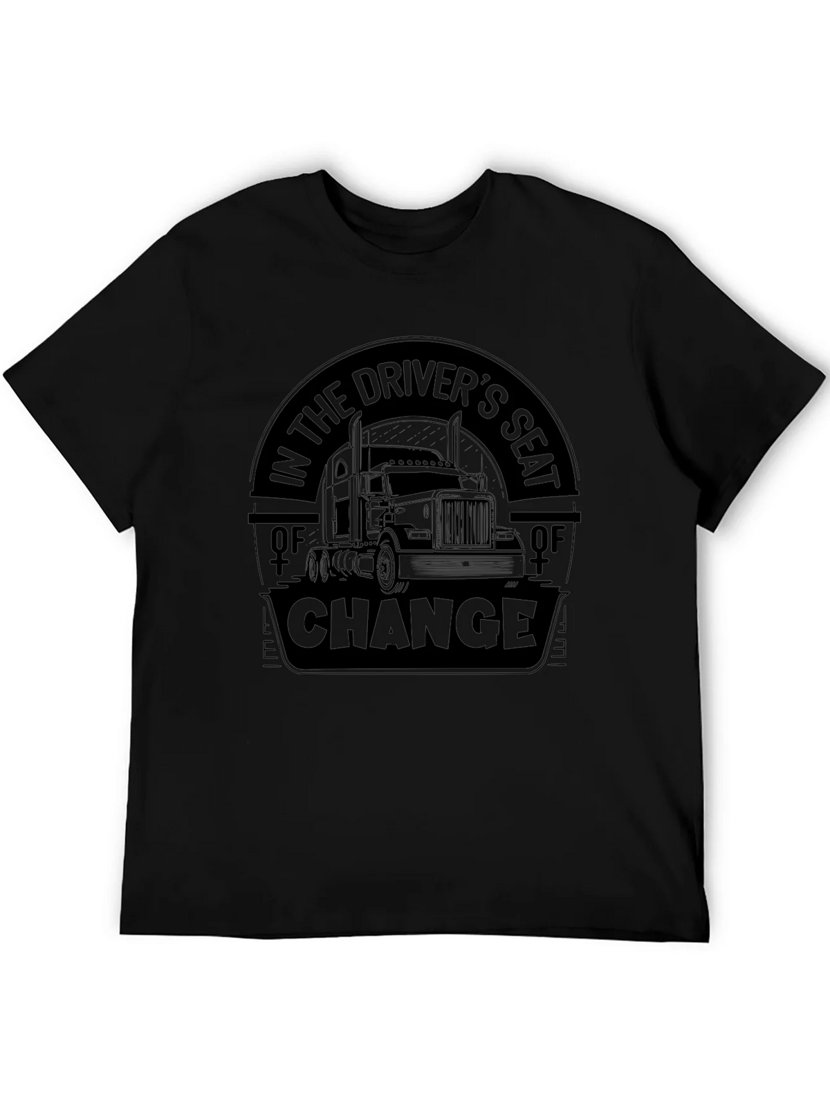 Drivers Seat of Change Black T-Shirt product image 8