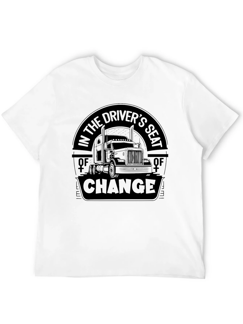Drivers Seat of Change Black T-Shirt product image 3
