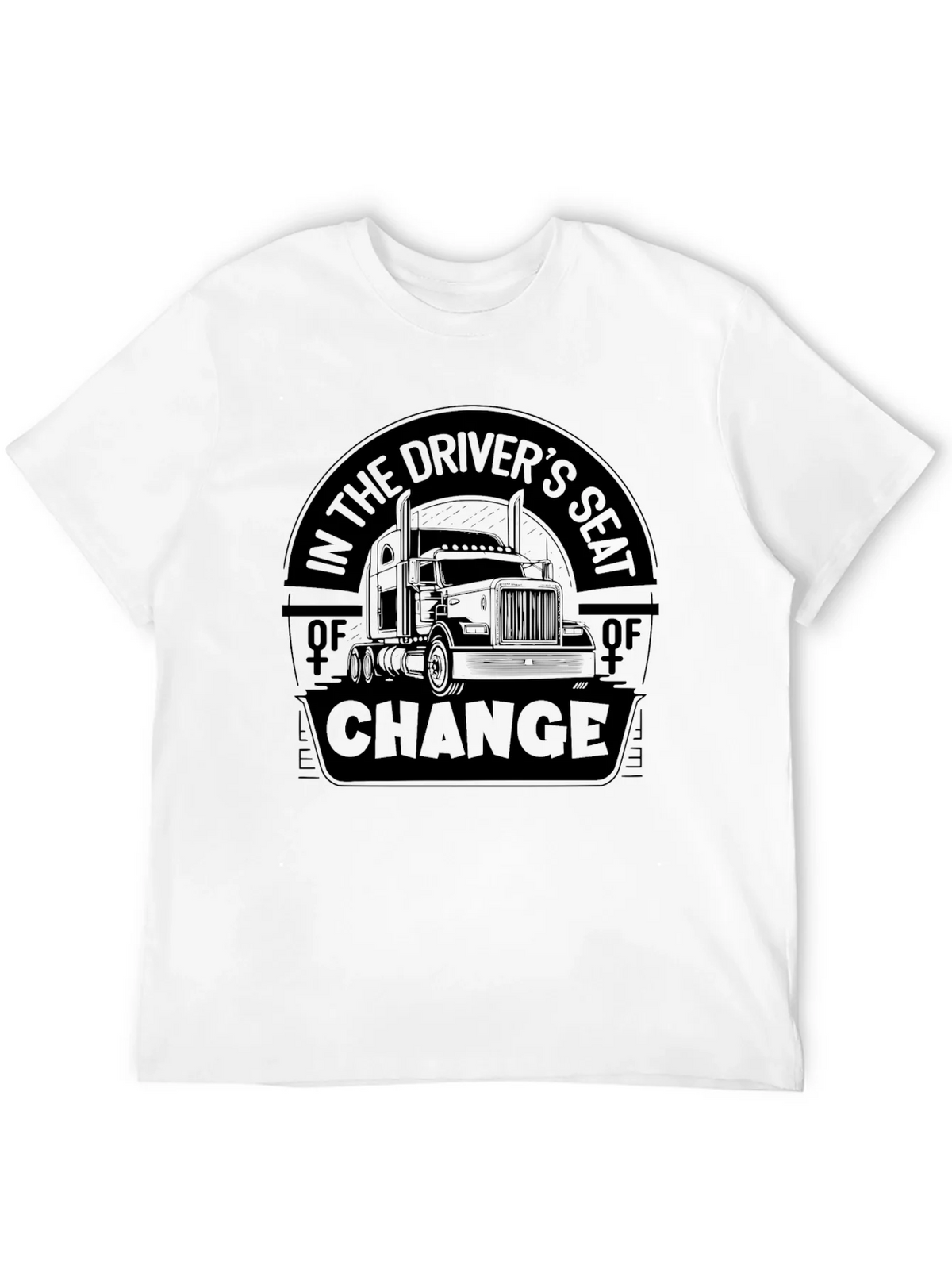 Drivers Seat of Change Black T-Shirt product image 3