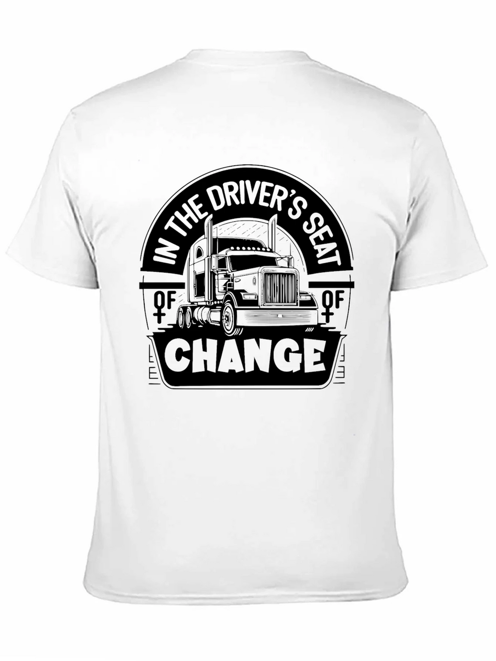 Drivers Seat of Change Black T-Shirt product image 2