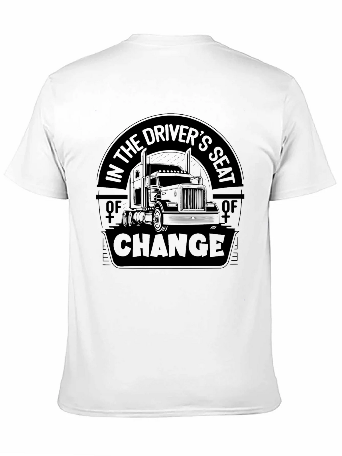 Drivers Seat of Change Black T-Shirt product image 2
