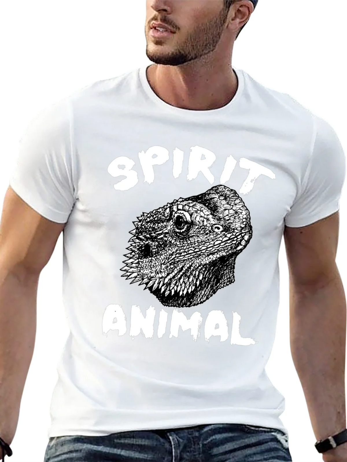 Bearded Dragon Spirit Animal T-Shirt product image 4