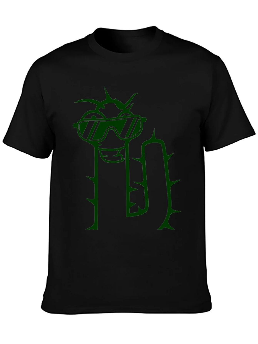 Cool Cactus Graphic Tee - Mens Black T-Shirt product image 6