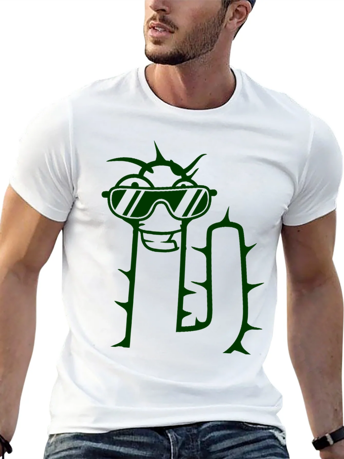 Cool Cactus Graphic Tee - Mens Black T-Shirt product image 4