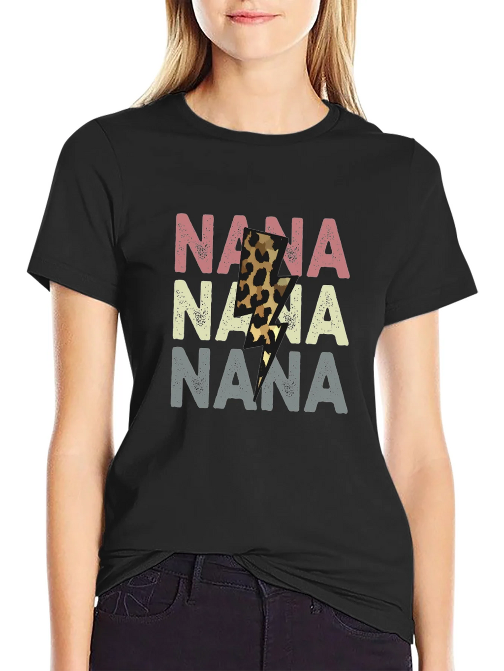 Nana Lightning Bolt T-Shirt - Graphic Tee for Grandmothers product image 5
