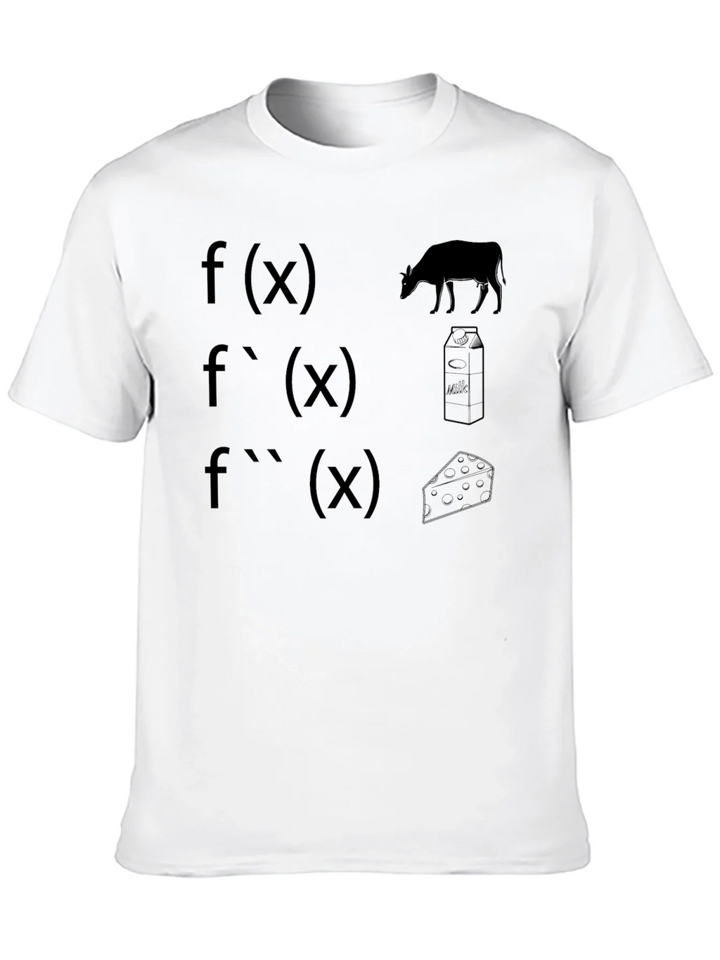 Math & Dairy Humor T-Shirt: Derivative Fun! product image 12