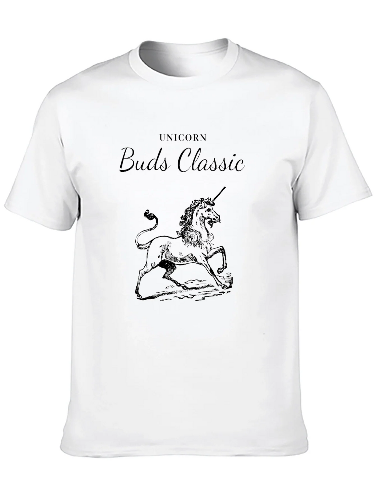 Unicorn Buds Classic Black T-Shirt product image 12