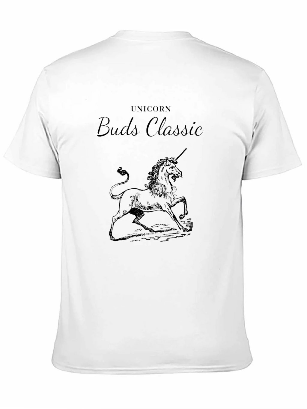 Unicorn Buds Classic Black T-Shirt product image 2