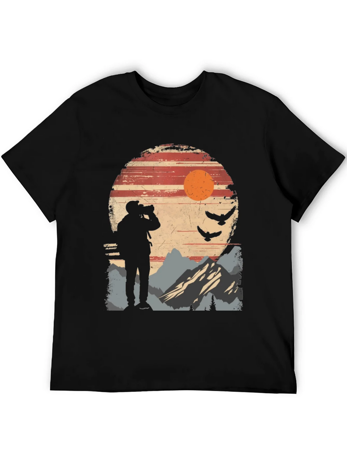 Nature Photographer Silhouette T-Shirt product image 8
