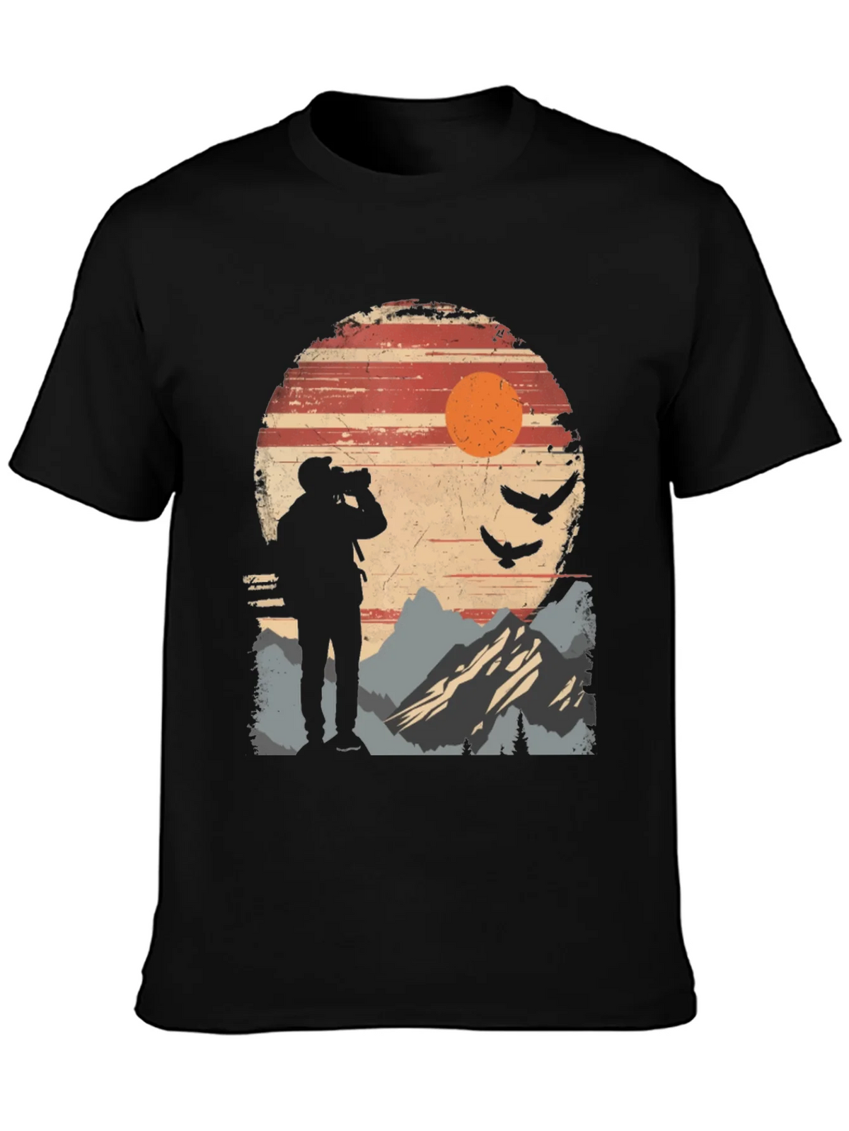 Nature Photographer Silhouette T-Shirt product image 6