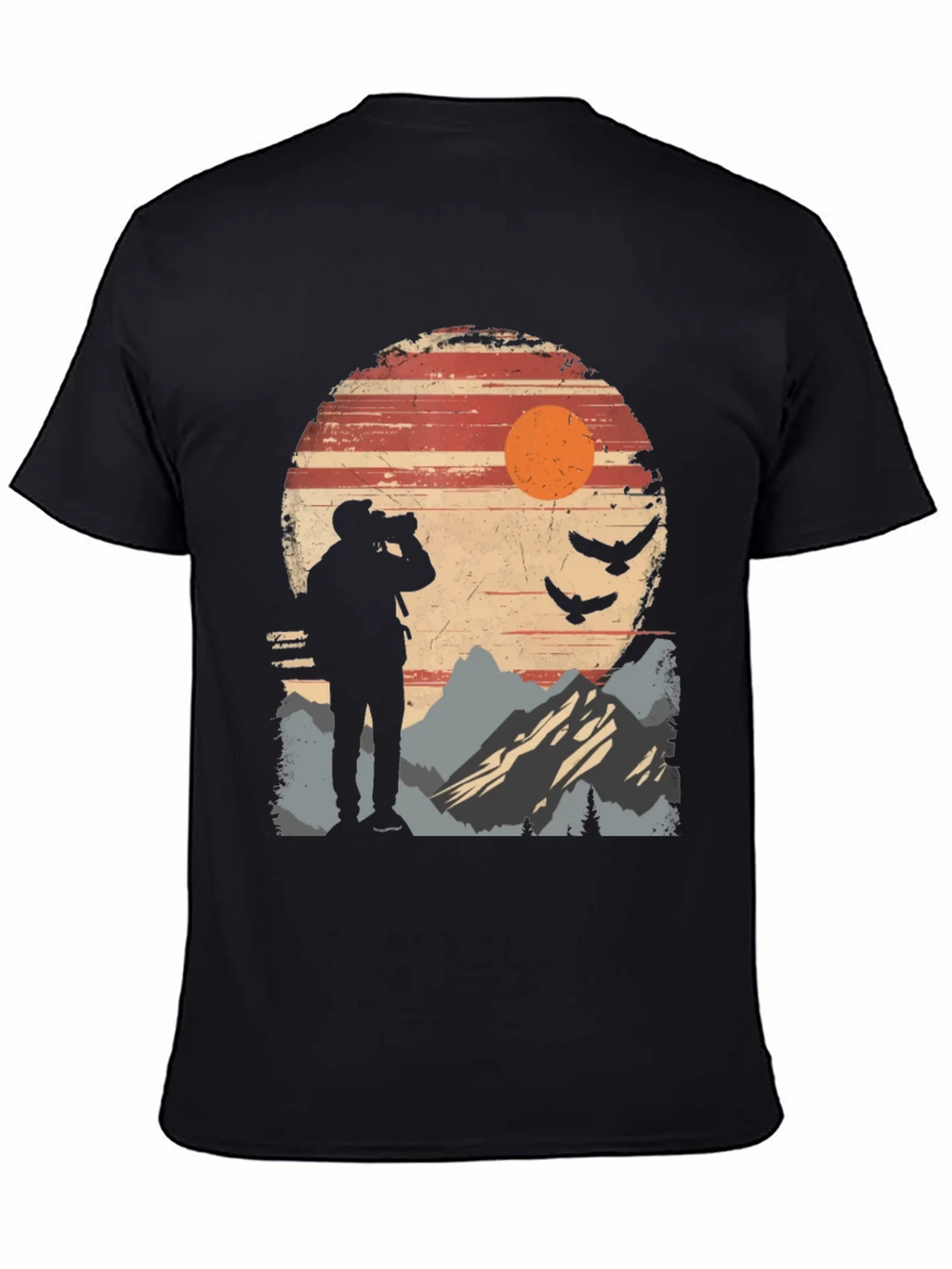 Nature Photographer Silhouette T-Shirt product image 7