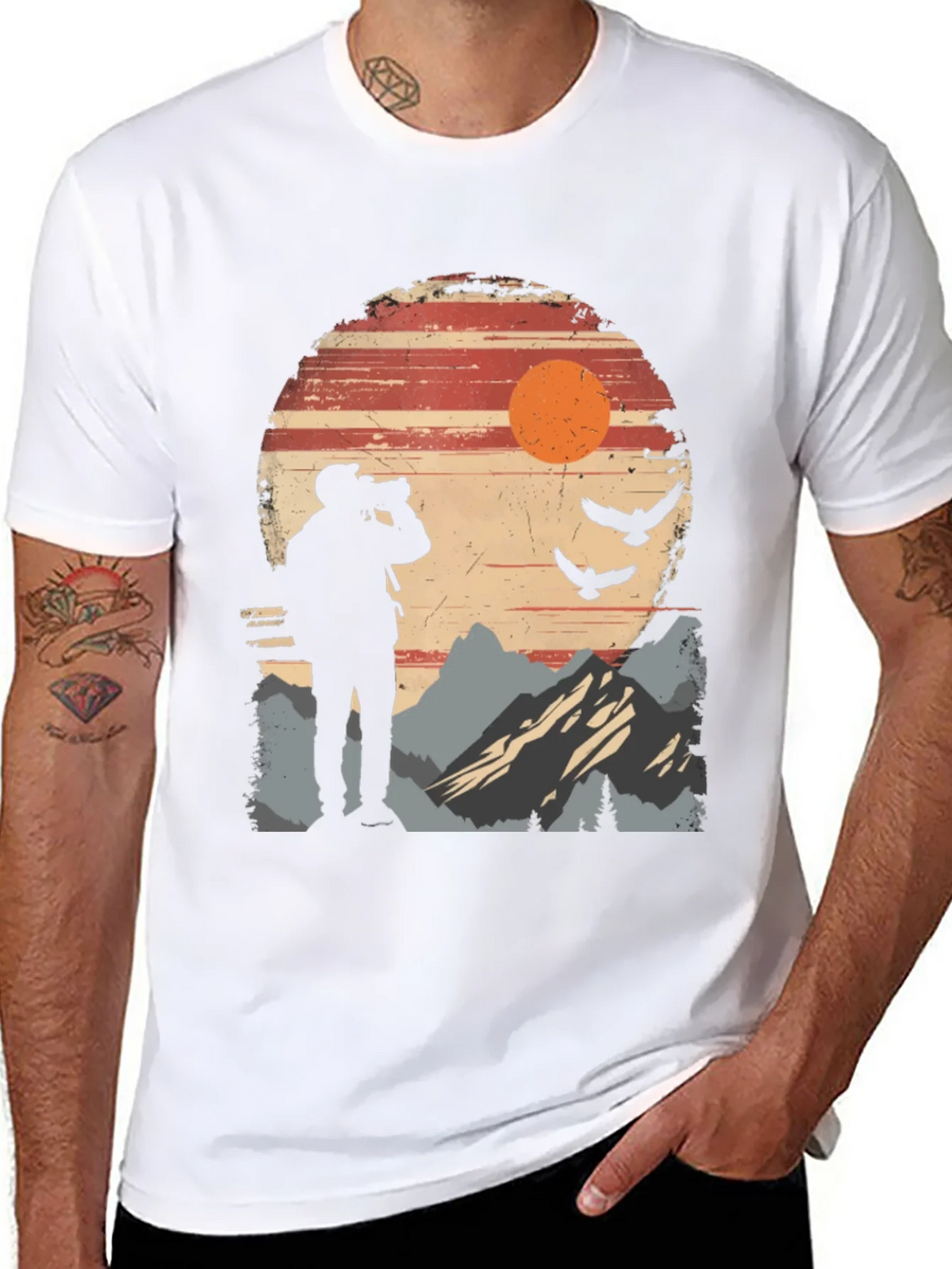 Nature Photographer Silhouette T-Shirt product image 10