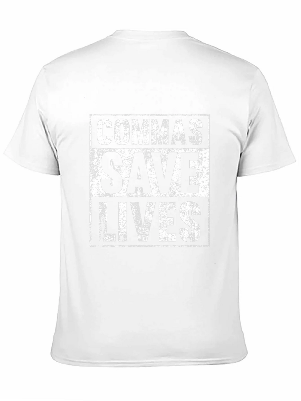Commas Save Lives T-Shirt - Grammar Humor Tee product image 2