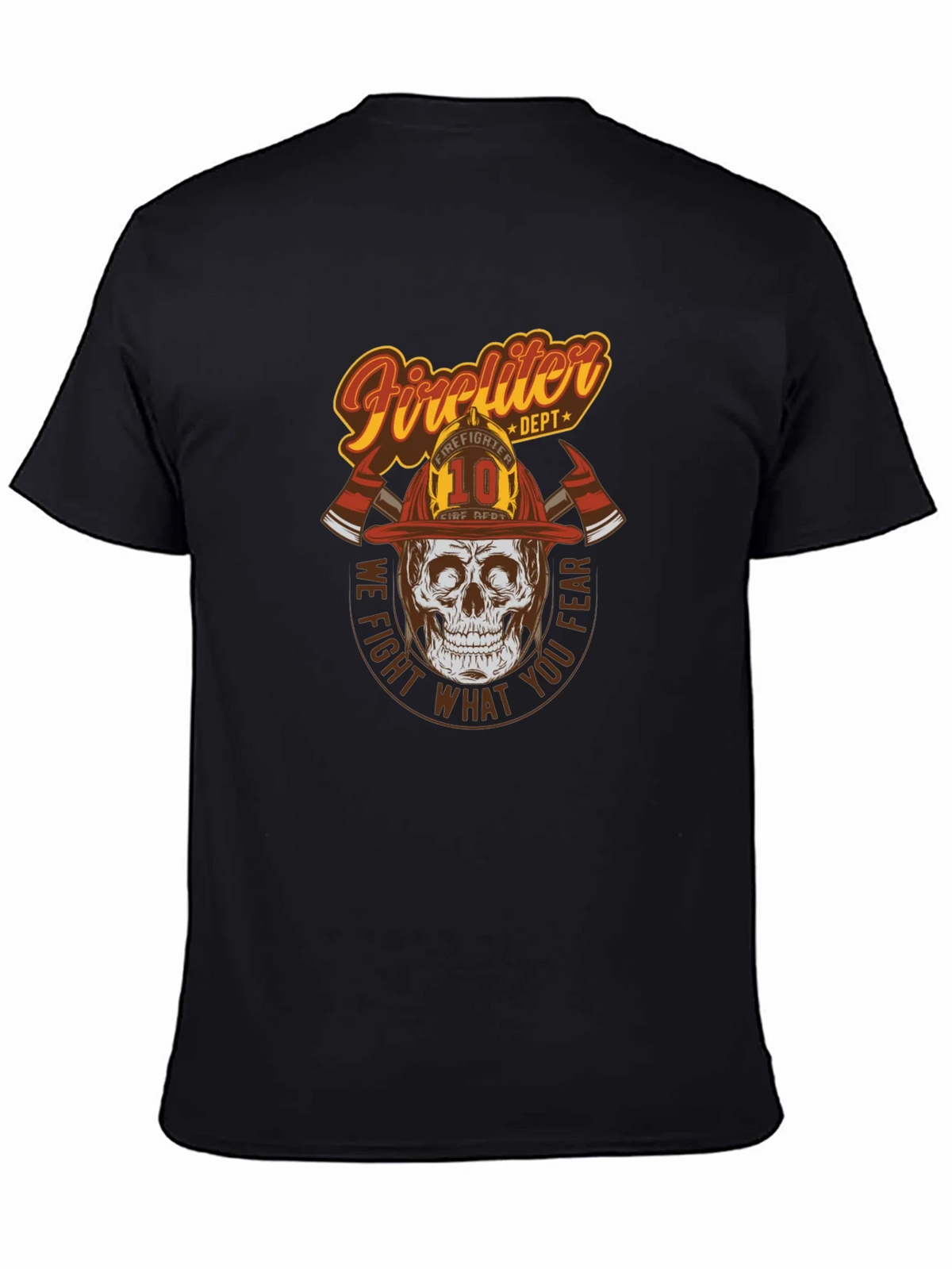 Firefighter Skull Graphic Tee - We Fight What You Fear! product image 7