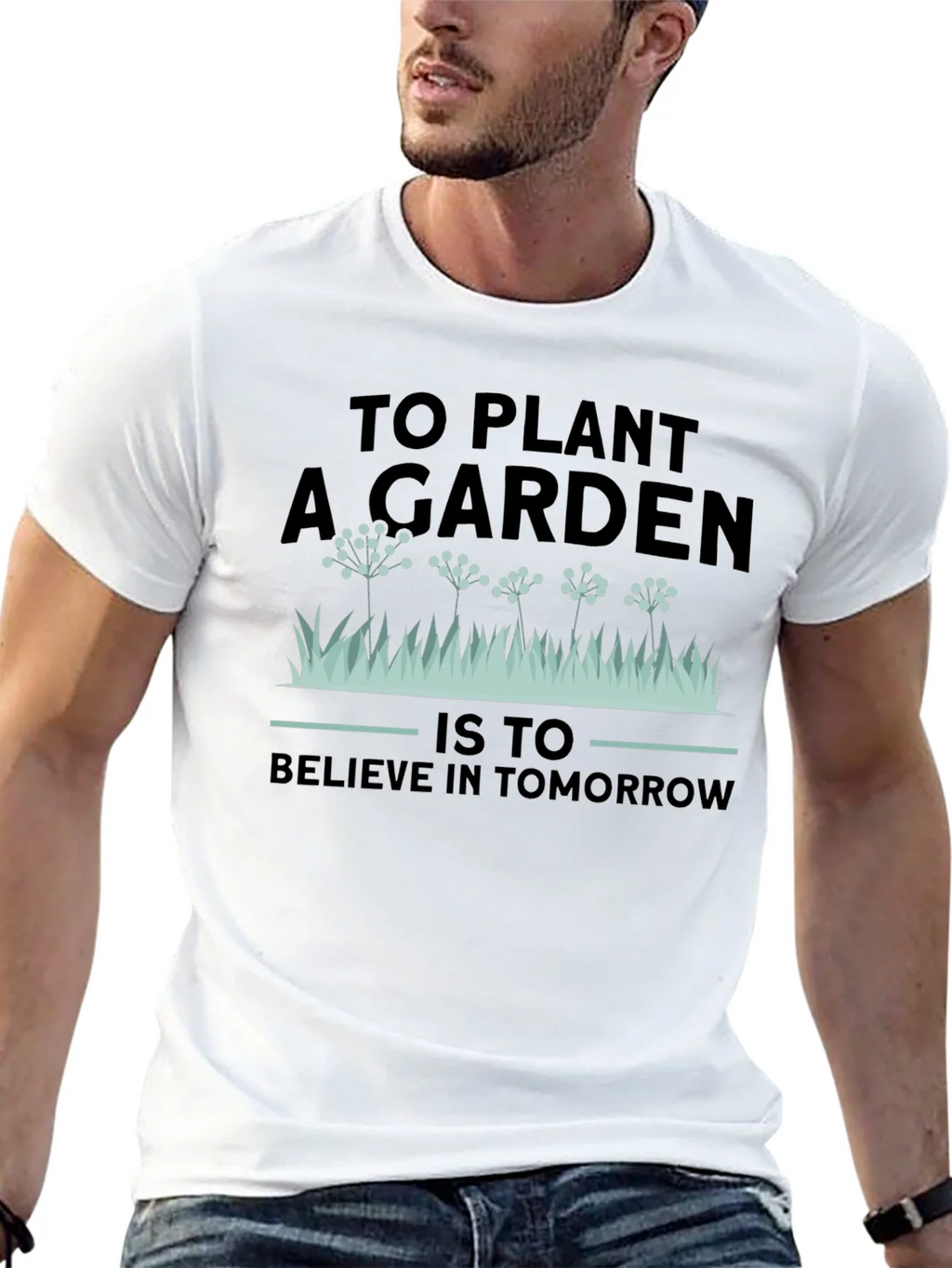 Gardening T-Shirt: To Plant A Garden - Believe In Tomorrow product image 4