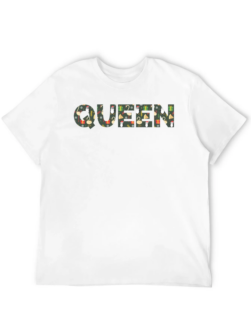 Queen Christmas Pattern Graphic Tee product image 3