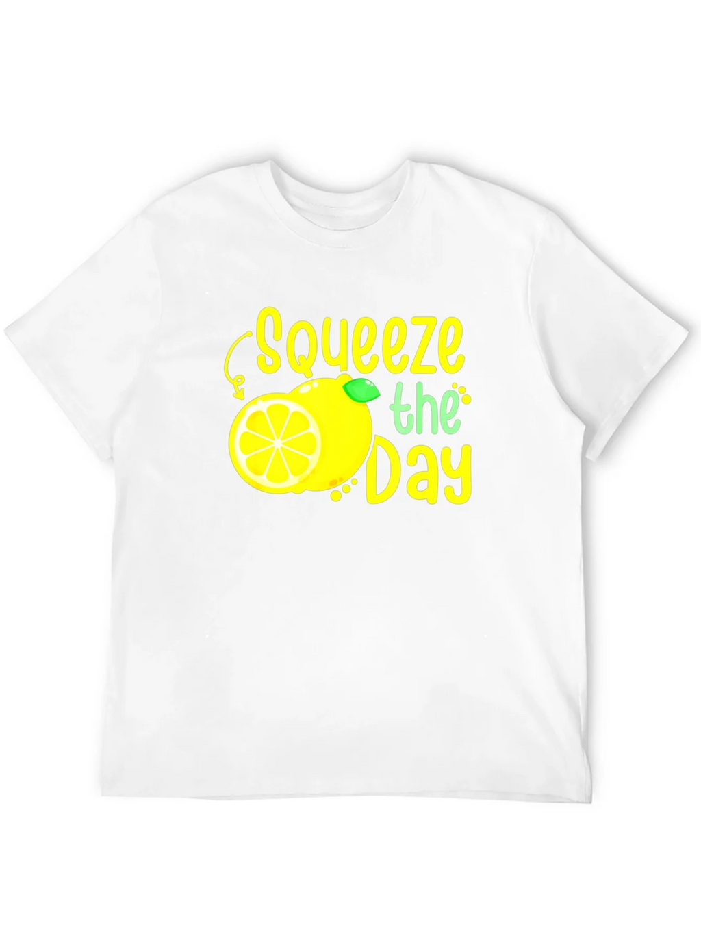 Squeeze the Day Graphic Tee - Black Cotton T-Shirt product image 3