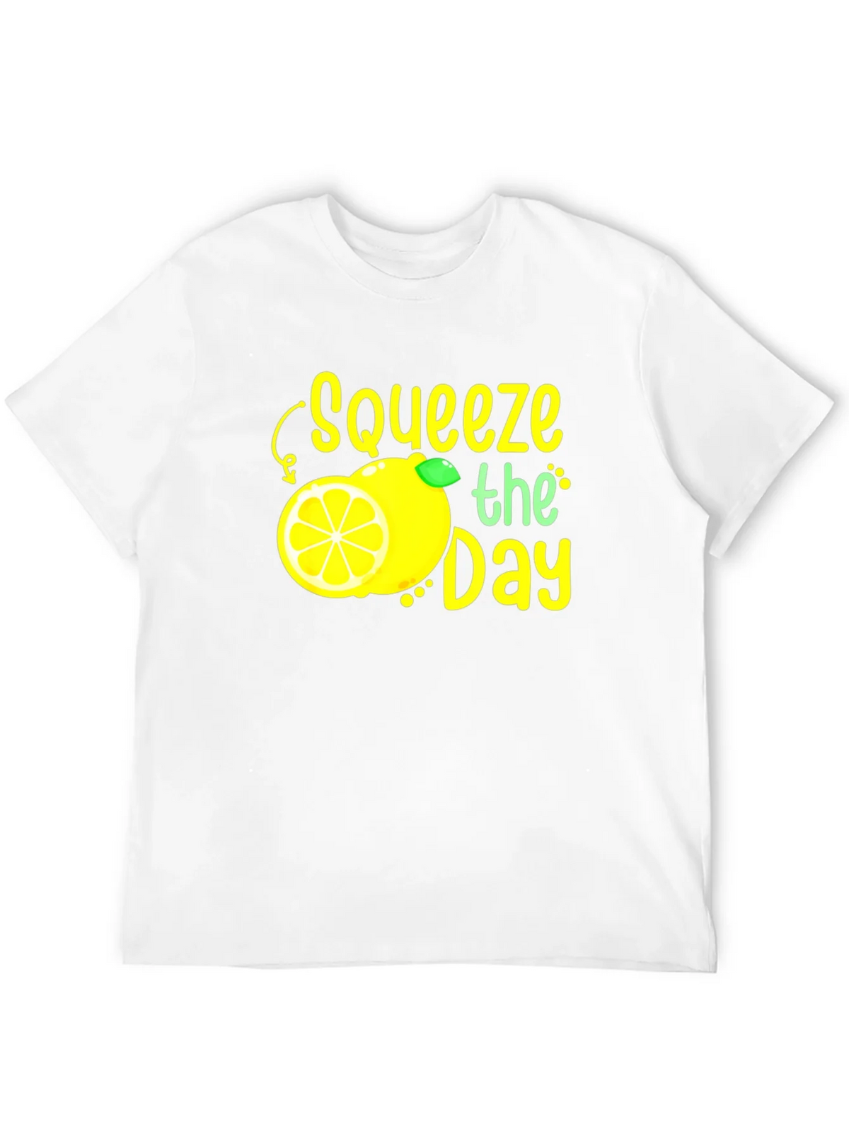 Squeeze the Day Graphic Tee - Black Cotton T-Shirt product image 3