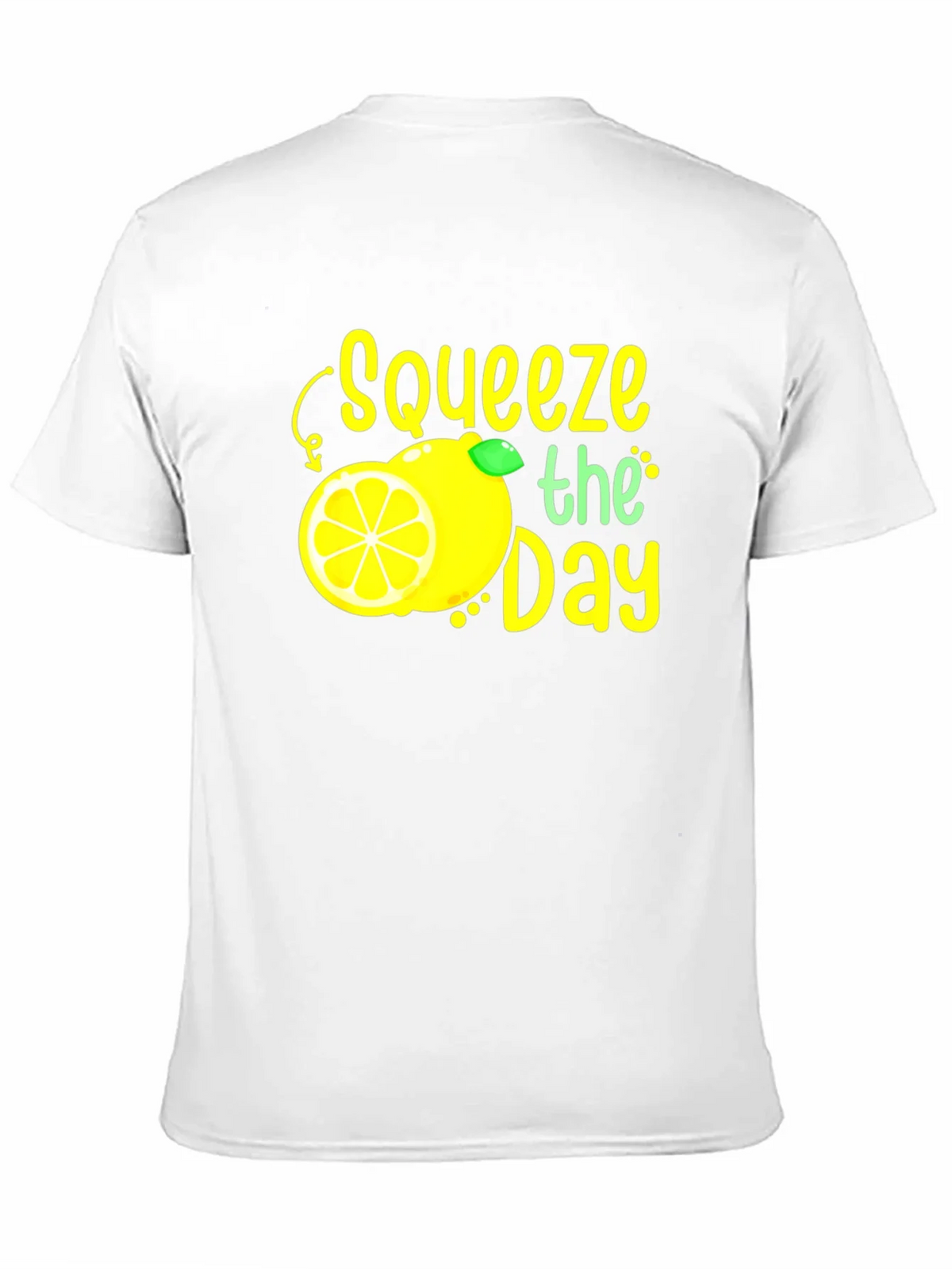 Squeeze the Day Graphic Tee - Black Cotton T-Shirt product image 2