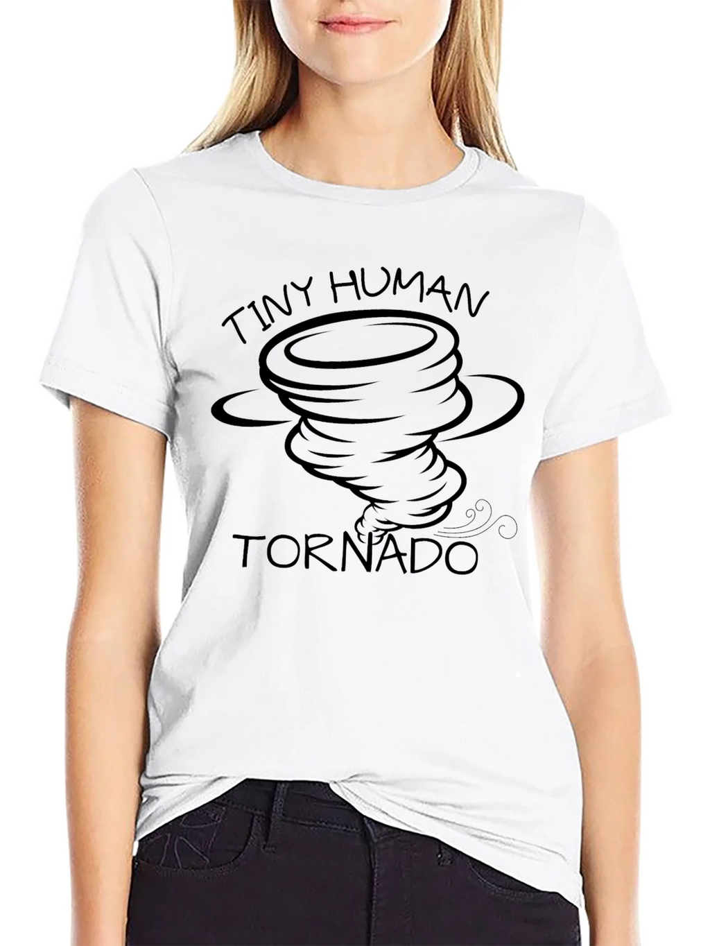 Tiny Human Tornado Black Graphic Tee product image 11