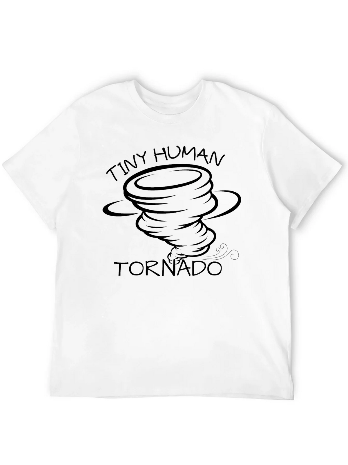Tiny Human Tornado Black Graphic Tee product image 3