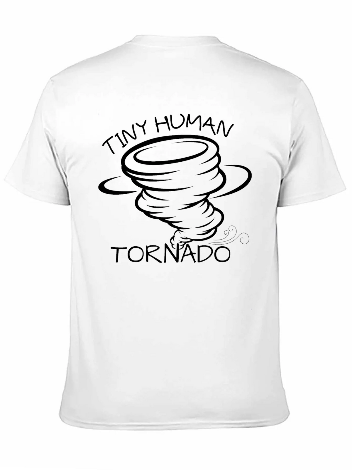 Tiny Human Tornado Black Graphic Tee product image 2