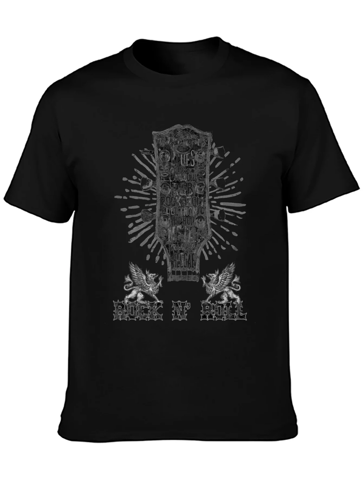 Rock n Roll Graphic Tee - Black product image 6