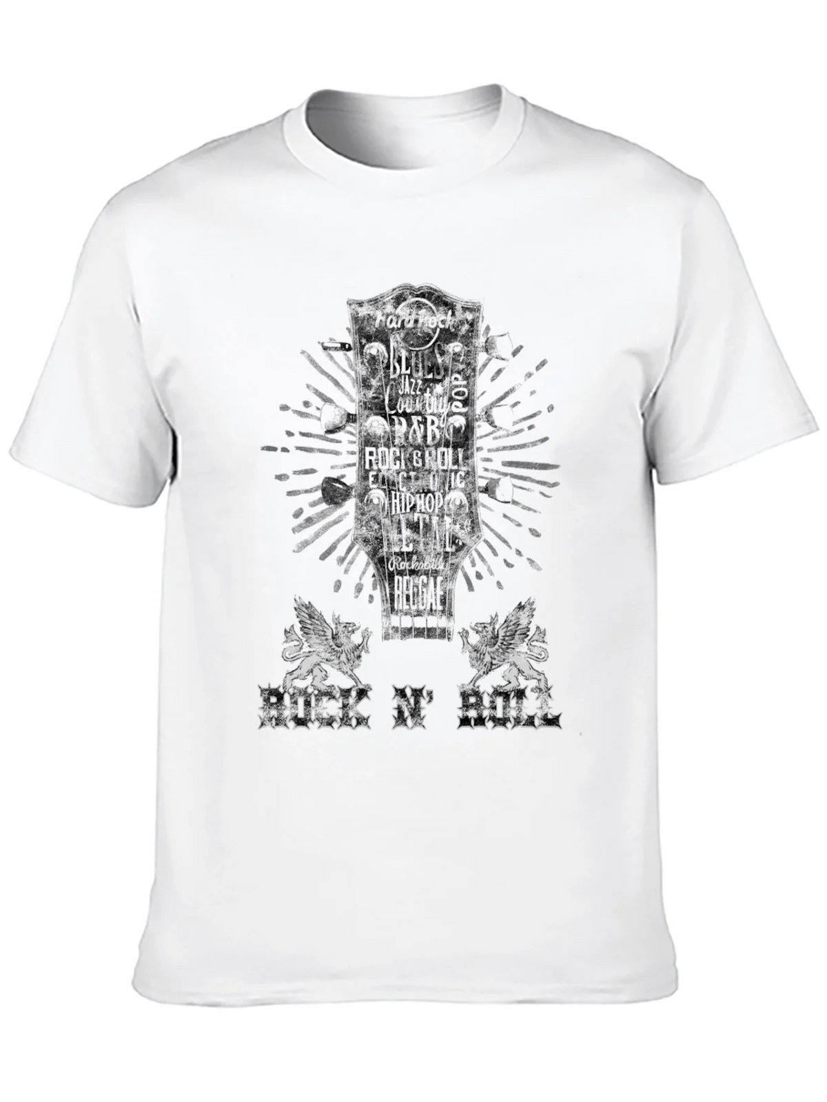 Rock n Roll Graphic Tee - Black product image 12