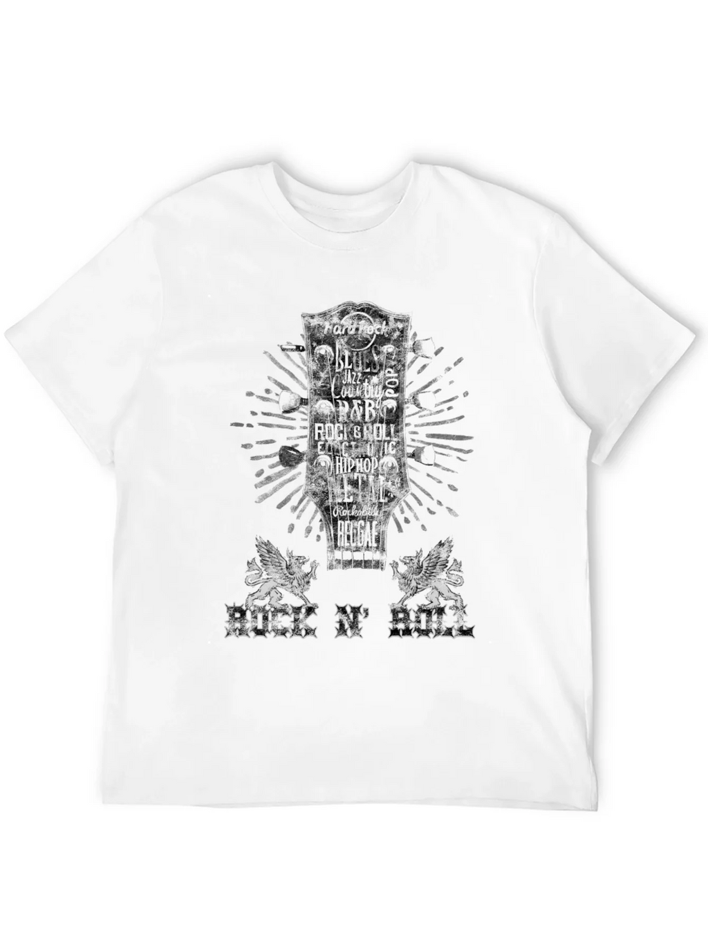 Rock n Roll Graphic Tee - Black product image 3