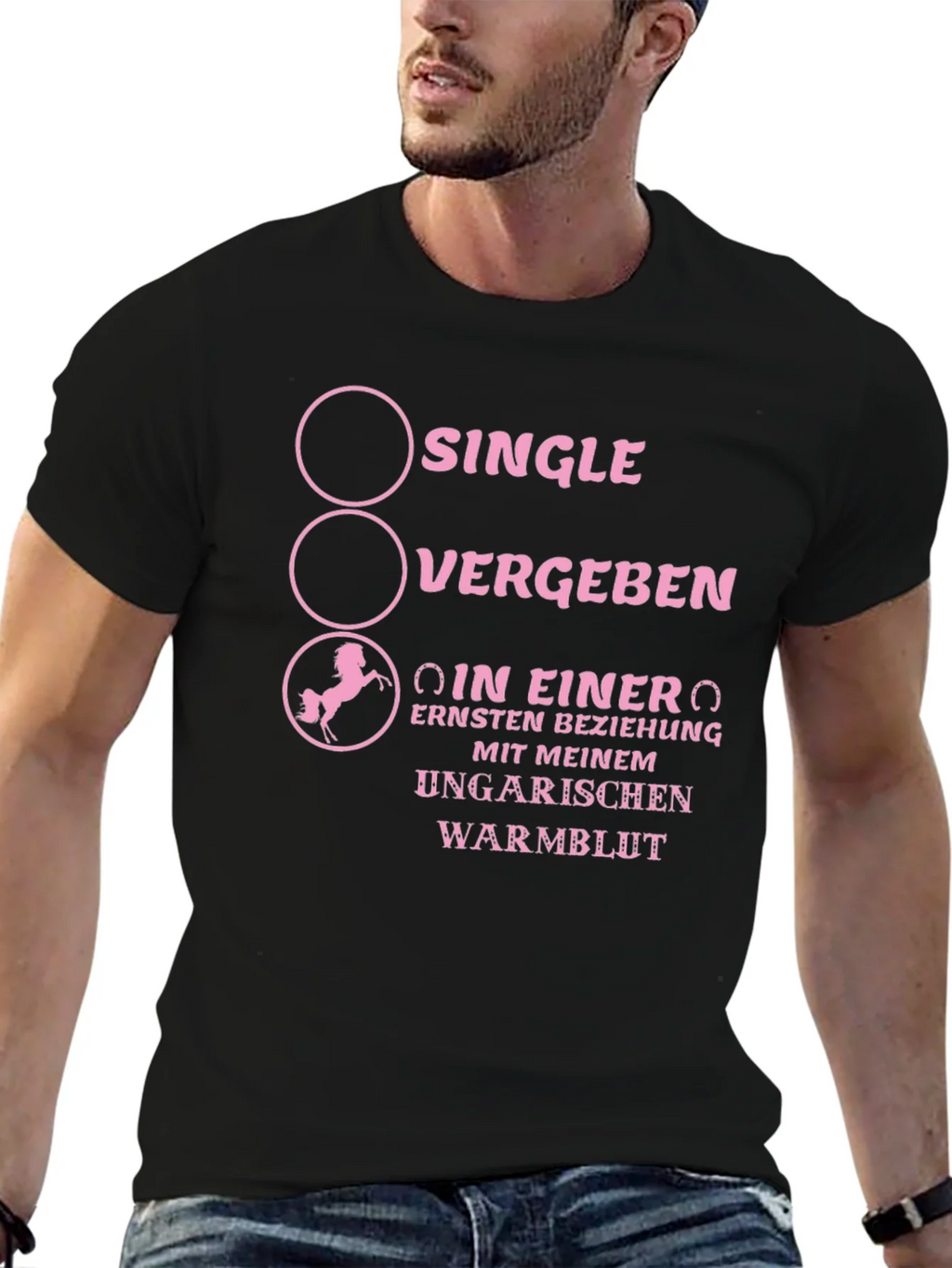 Single Vergeben Warmblut Horse T-Shirt product image 9