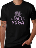 Life is Yoga T-Shirt - Lotus Design product image 1