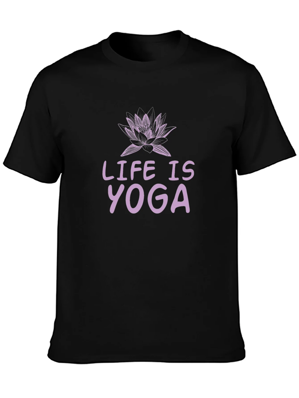 Life is Yoga T-Shirt - Lotus Design product image 6