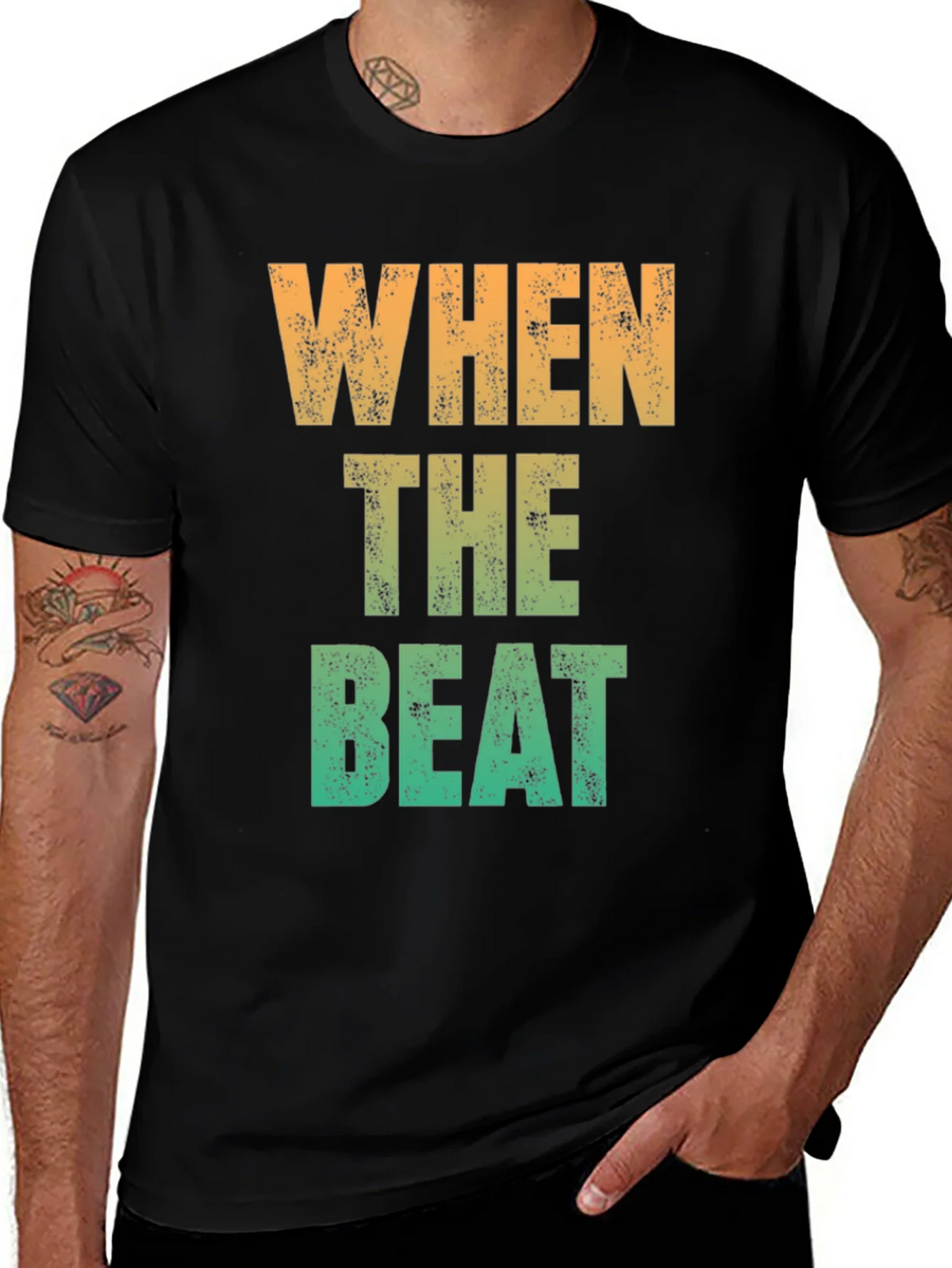 When The Beat Drops Graphic Tee - Cotton Blend product image 1