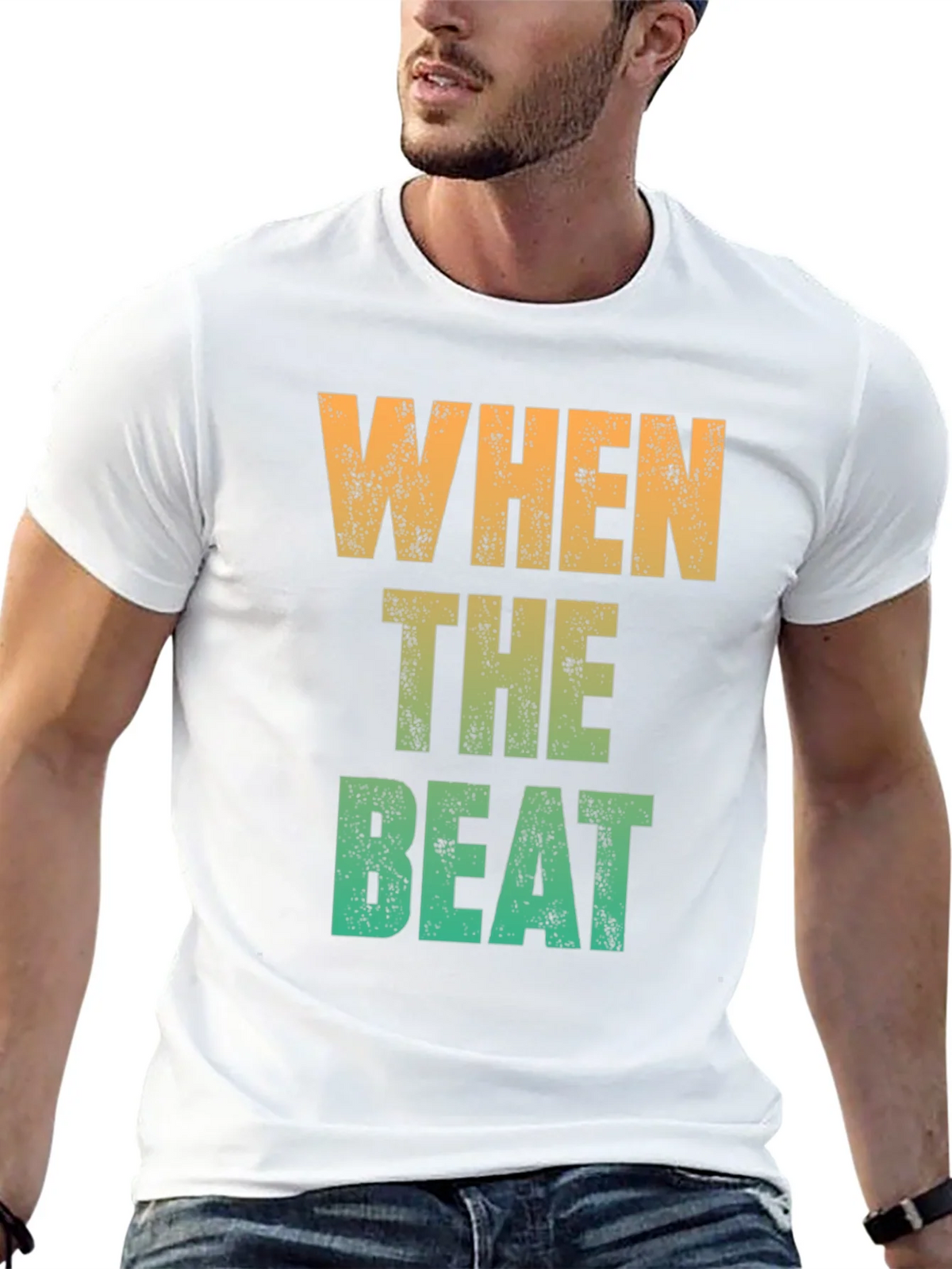 When The Beat Drops Graphic Tee - Cotton Blend product image 4
