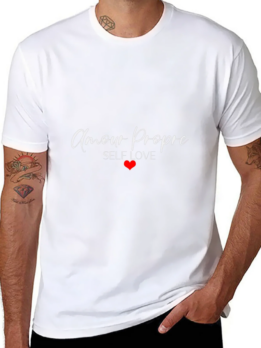 Amour Propre Self Love T-Shirt - Black product image 10