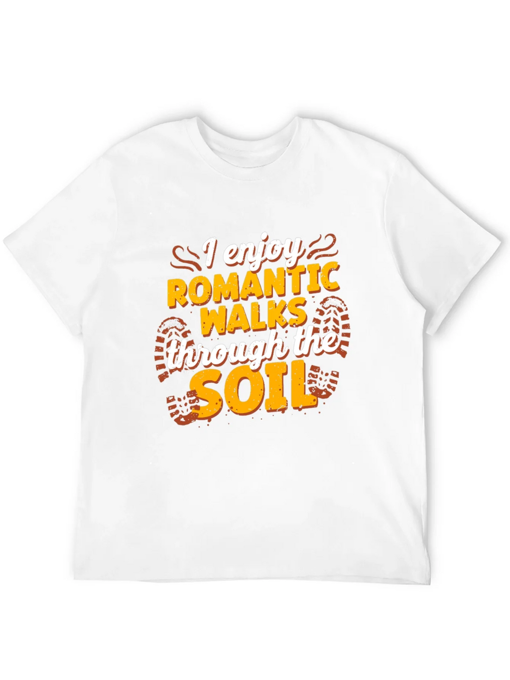 Romantic Walks Soil T-Shirt - Black Funny Hiking Tee product image 3