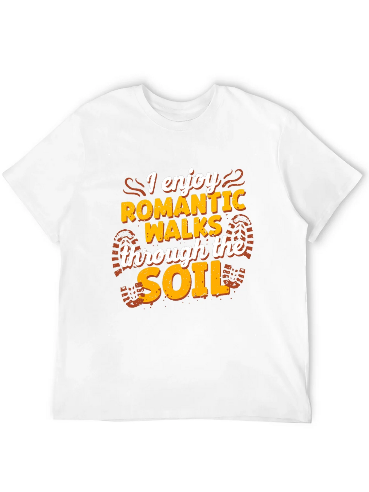 Romantic Walks Soil T-Shirt - Black Funny Hiking Tee product image 3