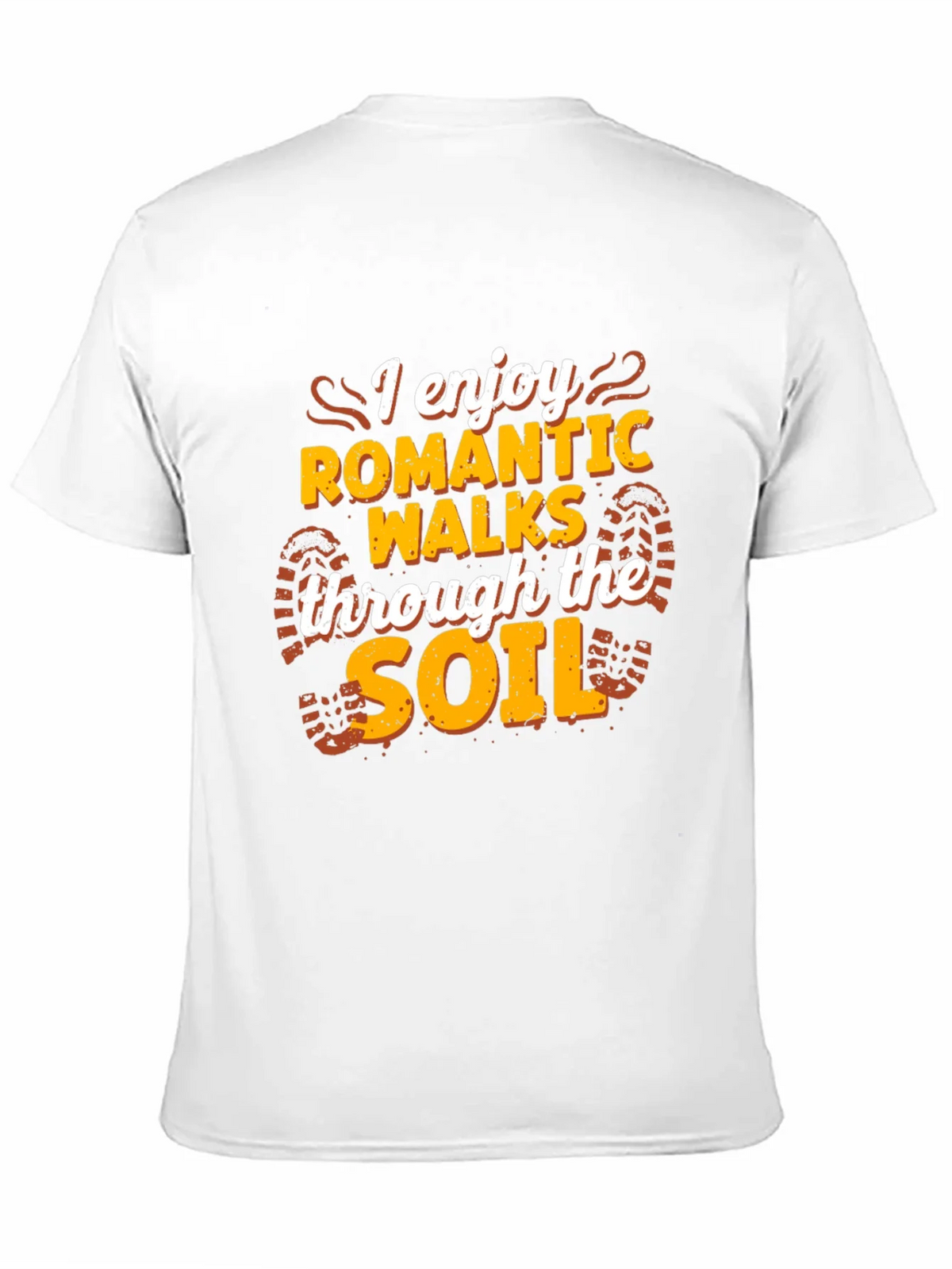 Romantic Walks Soil T-Shirt - Black Funny Hiking Tee product image 2